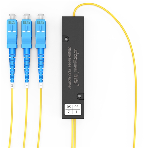 FPUS-102 电信级 单模方头SC/UPC盒式/拉锥式PLC分光器 1分2