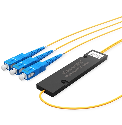 FPUS-102 电信级 单模方头SC/UPC盒式/拉锥式PLC分光器 1分2