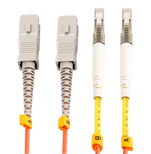 胜为FMC-205 电信级光纤跳线 LC-SC多模双芯 收发器尾纤 3米