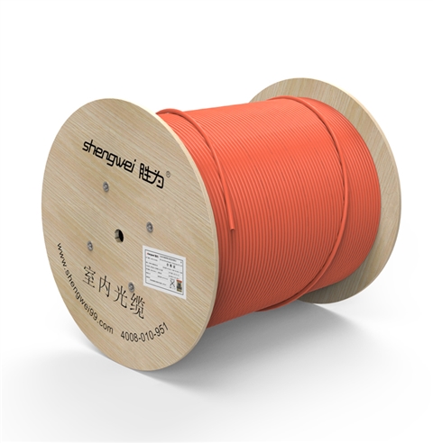 胜为（shengwei）4芯多模室内光纤光缆 62.5/125 GJFJV/GJFJH 100米束状软光缆