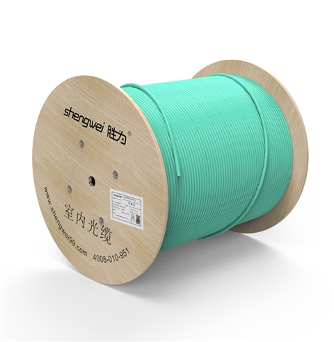 胜为  8芯万兆多模室内光纤光缆 OM3-300 GJFJV/GJFJH 100米束状软光缆