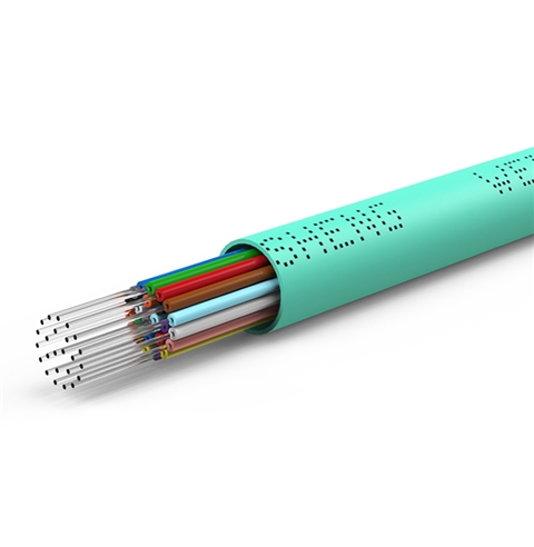 胜为24芯万兆多模室内光纤光缆 OM3-300 GJFJV/GJFJH 100米束状软光缆