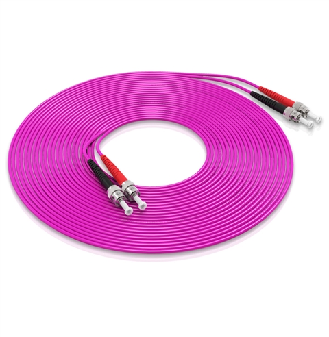 胜为FTTO-2030工程电信级万兆光纤跳线 ST-ST网线多模双芯OM4 网络收发器尾纤光纤连接线