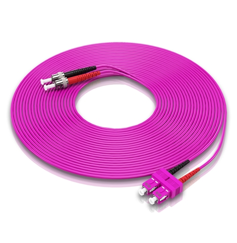 胜为FTCO-2030工程电信级万兆光纤跳线 ST-SC网线多模双芯OM4 网络收发器尾纤光纤连接线