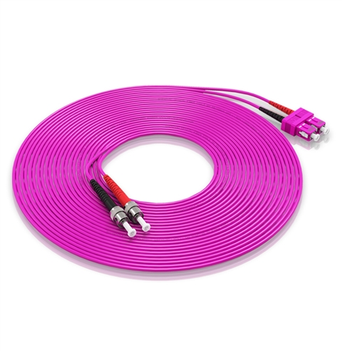 胜为FTCO-2030工程电信级万兆光纤跳线 ST-SC网线多模双芯OM4 网络收发器尾纤光纤连接线