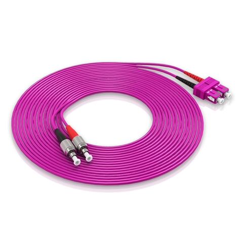 胜为FSFO-2030工程电信级万兆光纤跳线 SC-FC 网线多模双芯OM4 网络收发器尾纤光纤连接线