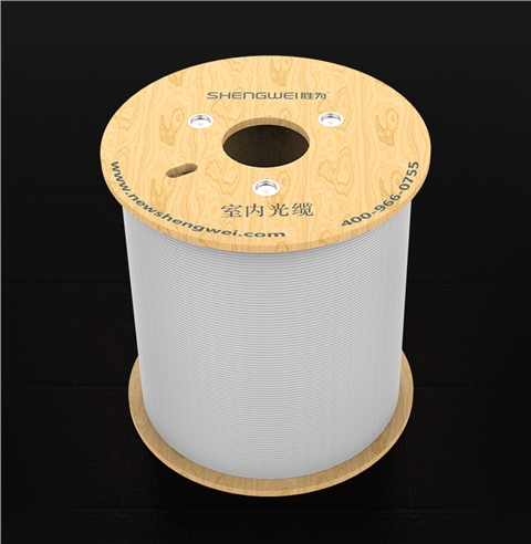 胜为 室内单模双芯 皮线光缆 白色