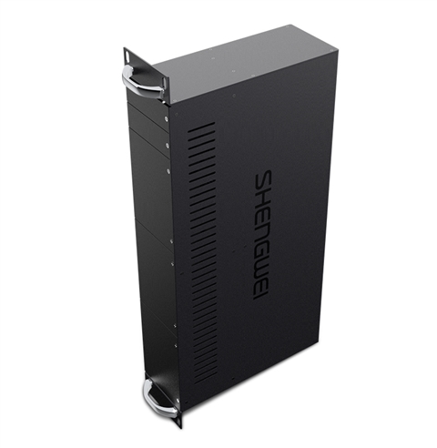 胜为SC-1014B 14槽光纤收发器专用机架单纤双纤光电转换器 双电源稳定供电19英寸2U 卡式收发器机架