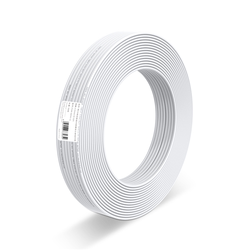 胜为 FSM-9050-I1室内皮线光缆单模双芯 1芯2钢丝高速传输抗拉抗拽易剥离芯径9/125