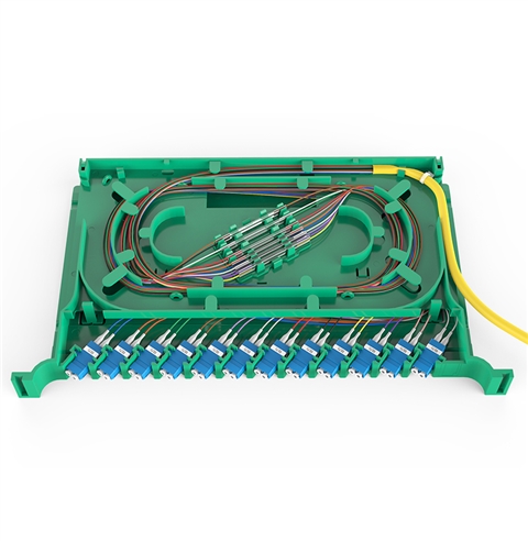 72芯LC单模满配标准19英寸机架式ODF光纤配线架1.2mm冷轧板