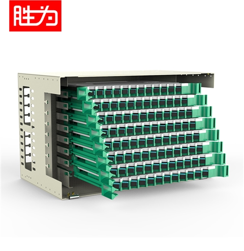96芯SC多模万兆OM3满配19英寸机架式ODF光纤配线架