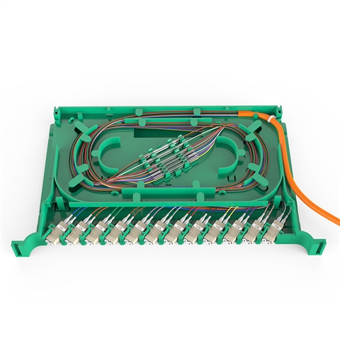 96芯LC多模满配ODF光纤配线架标准19英寸机架式1.2mm冷轧板