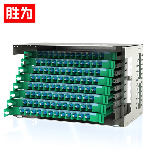 胜为 ODF-1192L-S  192芯ODF光纤配线架LC单模满配 标准19英寸机架式1.2mm冷轧板