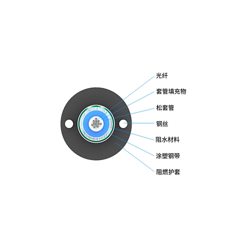 胜为  MGXTW中心管式煤矿用阻燃光缆 2-12芯
