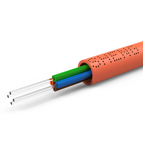 胜为4芯万兆多模室内光纤光缆 OM3-150 GJFJV/GJFJH 100米束状软光缆