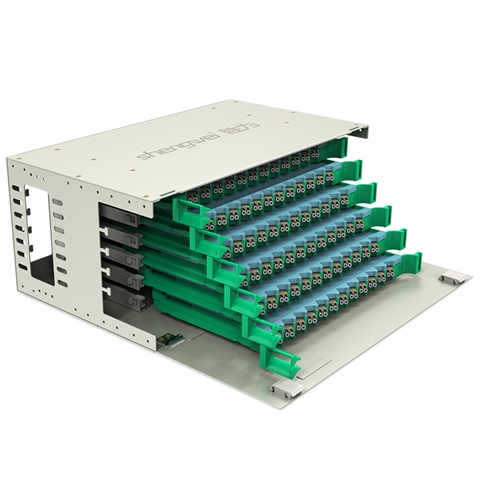 胜为 ODF-1144L-M 144芯ODF光纤配线架LC多模满配 标准19英寸机架式1.2mm冷轧板