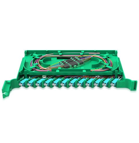 胜为 ODF-1144L-O 144芯ODF光纤配线架LC万兆OM3满配 标准19英寸机架式1.2mm冷轧板