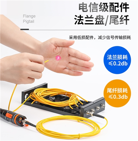 胜为 光纤终端盒 12口 单模满配 尾纤光缆熔接盒LC接口 黑FBO-1012L-S