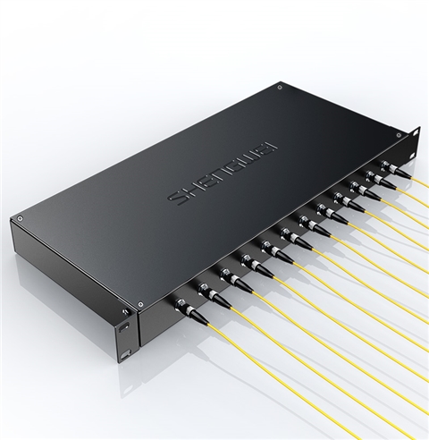 胜为 光纤终端盒 12口 单模满配 尾纤光缆熔接盒 FC接口 黑 FBO-1012F-S