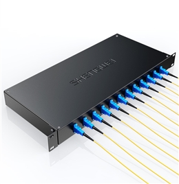 胜为 光纤终端盒 SC接口12口  尾纤光缆熔接盒 黑FBO-1012S-S