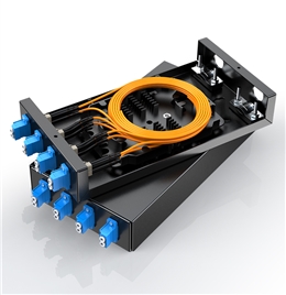 胜为 光纤终端盒 8口多模LC接口尾纤光缆熔接盒