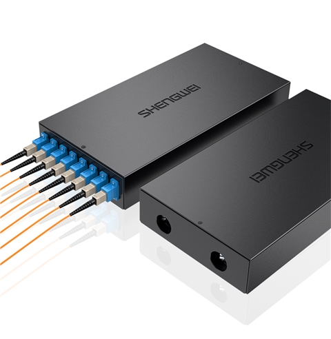 胜为 光纤终端盒 SC接口8口  多模尾纤光缆熔接盒