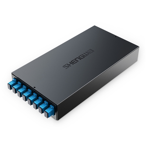 胜为 光纤终端盒 SC接口8口  多模尾纤光缆熔接盒