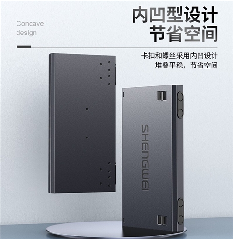 胜为12芯光纤终端盒 6口LC多模62.5/125满配带尾纤法兰 FBO-112L-M