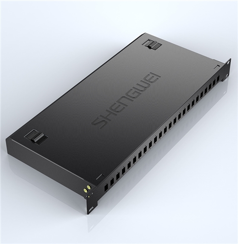 胜为24口方口光纤终端盒 单模多模通用不含尾纤及法兰出线盒 FBO-124F