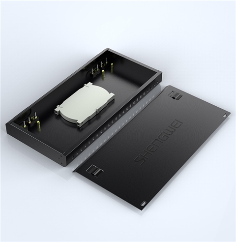 胜为24口圆孔光纤终端盒 空盘单多模通用不带尾纤及法兰 FBO-124Y