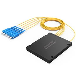 FPUS-104 电信级 单模方头SC/UPC盒式/拉锥式PLC分光器 1分4