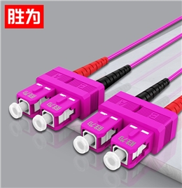 胜为FCCO-2030工程电信级万兆光纤跳线 SC-SC网线多模双芯OM4 网络收发器尾纤光纤连接线