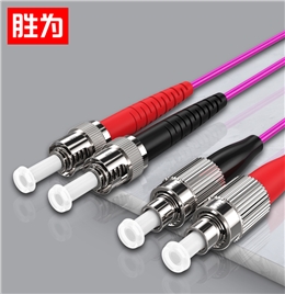 胜为FTFO-2030工程电信级万兆光纤跳线 FC-ST 网线多模双芯OM4 网络收发器尾纤光纤连接线