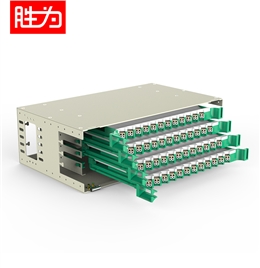 96芯LC多模满配ODF光纤配线架标准19英寸机架式1.2mm冷轧板