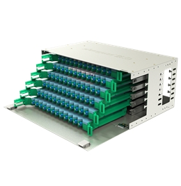 胜为 ODF-1144L-S  144芯ODF光纤配线架LC单模满配 标准19英寸机架式1.2mm冷轧板