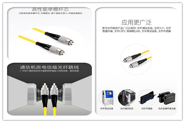 胜为FC电信级光纤跳线应用场景